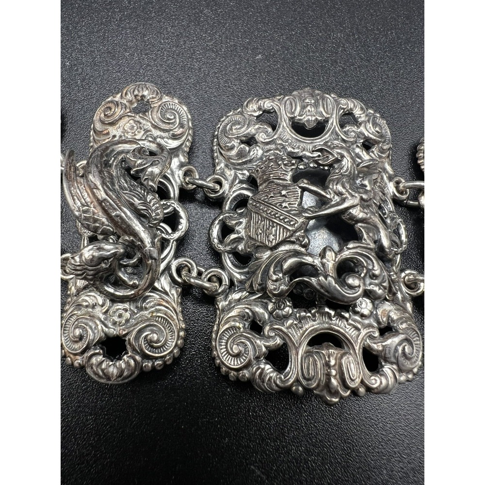 Rare Vintage NAPIER Griffin Sea Serpent Dragon Bracelet - Picture 4 of 6
